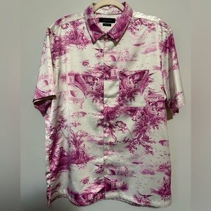 Urban Outfitters Button Up Toile Print Mint Condition Size Large